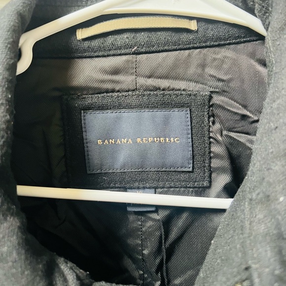 Like new Men's Black Wool Jacket from Banana Republic XL - Picture 2 of 6